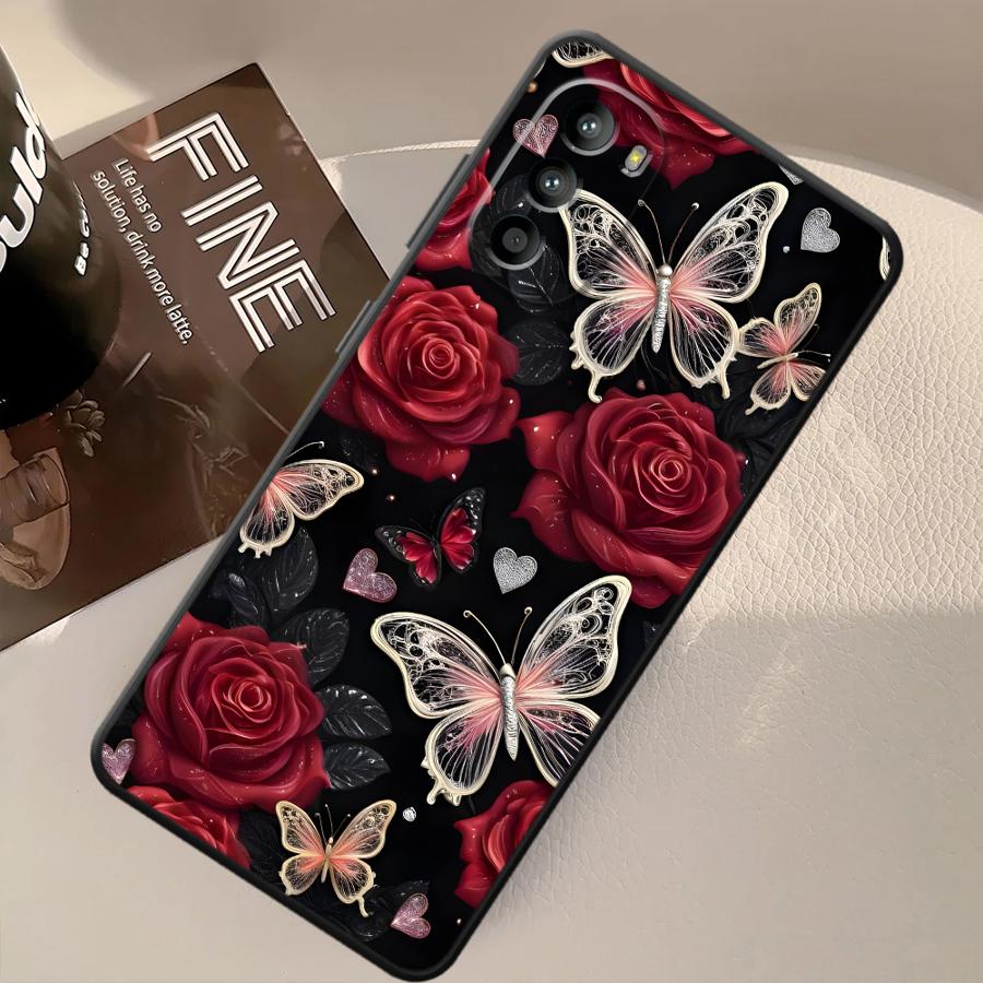 Gothic Butterfly Phone Cover Case for Motorola Moto G22 Edge40 Edge 20 Pro 30 Lite G32 G71 G51 G73 G52 G50 G60s G53 G30