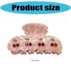 Elegant Designs Cherry Hair Claw Hair Styling Accessory Enhances Overall Lookings For Youth Women Fashion Enthusiasts