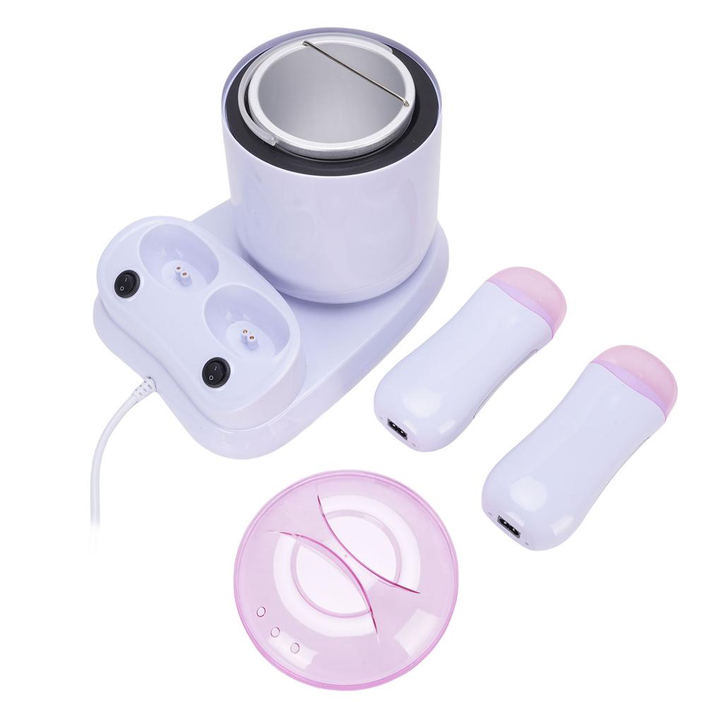 Восконагреватель 3 в 1 Защита от ожогов Роликовый восконагреватель с двойными картриджами 180 Вт для домашнего использования