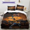 Neymar Pattern Bedding Home Decoration Birthday & Festival Gift (1 * duvet cover + 2 * pillowcase, without core)