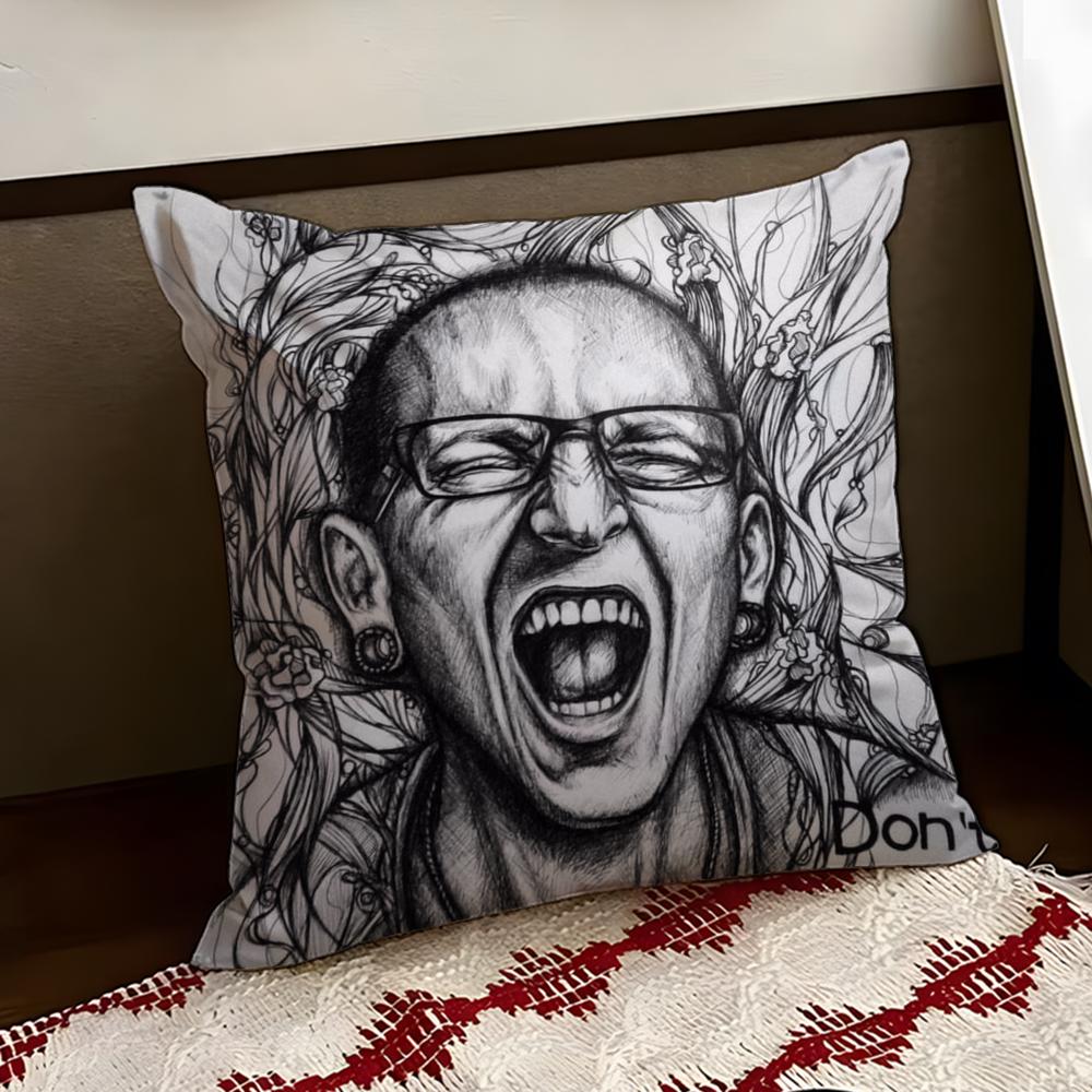 CChester BBennington Cushion Cover Reversible Soft Durable Pillow Cover Home Car MultiScene Use for Daily Comfort