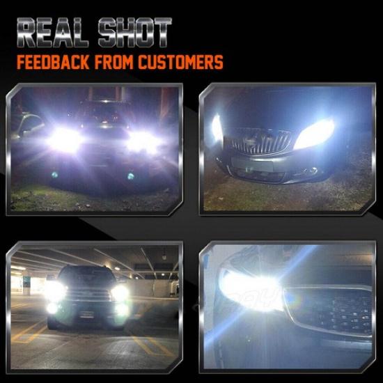 2x H11 / H8 High Power Canbus 72W 16000LM LED Car Headlight Fog Light Bulbs Kit