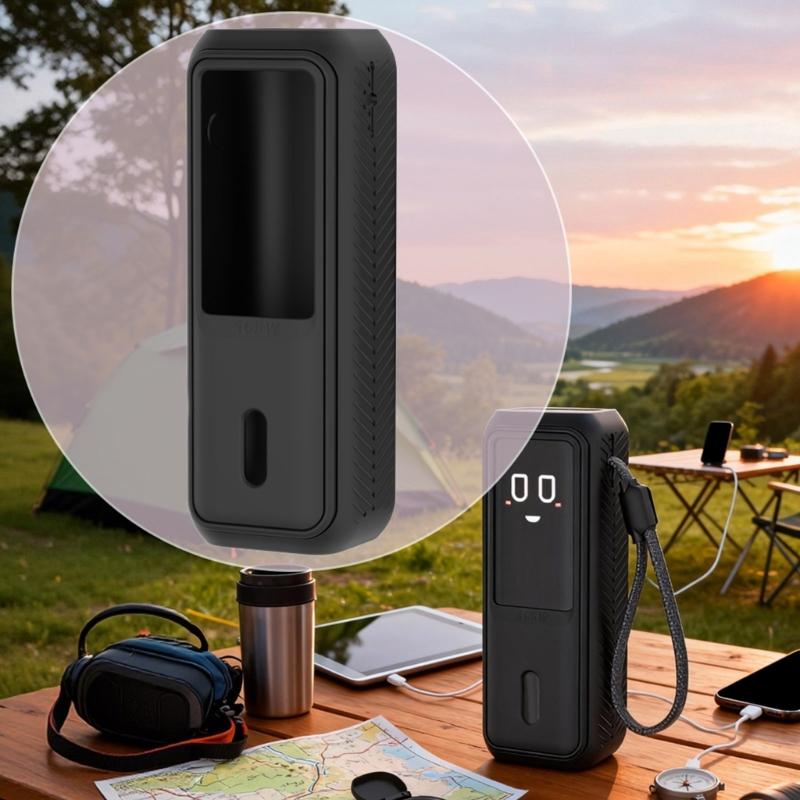 Силиконовый защитный чехол для Power Bank на 25000 мАч 165 Вт, устойчивый к падениям и царапинам, для ежедневного использования и путешествий