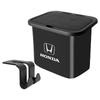 1Pcs Car Hanging Trash Bin Seat Back Storage Box Phone Holder Hook for Honda Civic Accord CRV HRV Fit Jazz City Odyssey Jade Vezel CRX CRZ