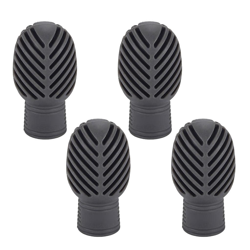 4Pcs Silicone Drumstick Mute Practice Tip Drum Mute Drumstick Mute Tip Drum Dampener Replacement Percussion Tip