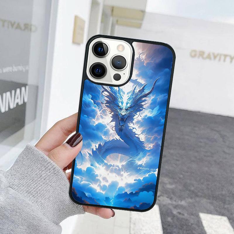 Изысканный Чехол для Телефона с Летающим Китайским Драконом Для iPhone 17 Air 15 16 Чехол 11 13 14 Pro Max 12 Plus Max Fundas