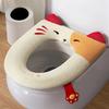 Четыре сезона универсальная подушка для сиденья унитаза бытовая ванная комната туалет чехол милый кот водонепроницаемый утолщенный чехол для сиденья унитаза