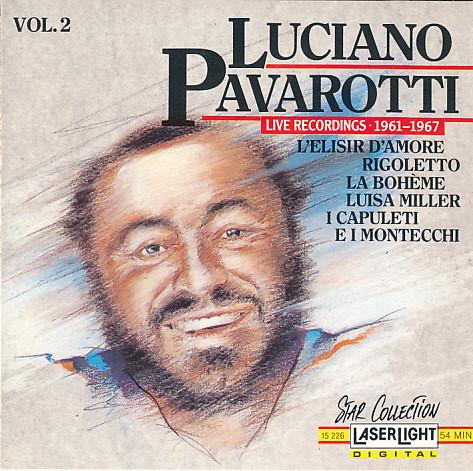 CD LUCIANO PAVAROTTI Vol. 2 Live Recordings 19611967 15226 LaserLight Digi 1990 Norway Classical Used