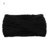 Новый полиэстеровый зимний теплый шерстяной тюрбан эластичная повязка на голову вязаная крючком повязка на голову
