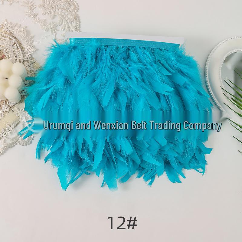 Отделка из перьев индейки 10-15 см для одежды, DIY и украшений