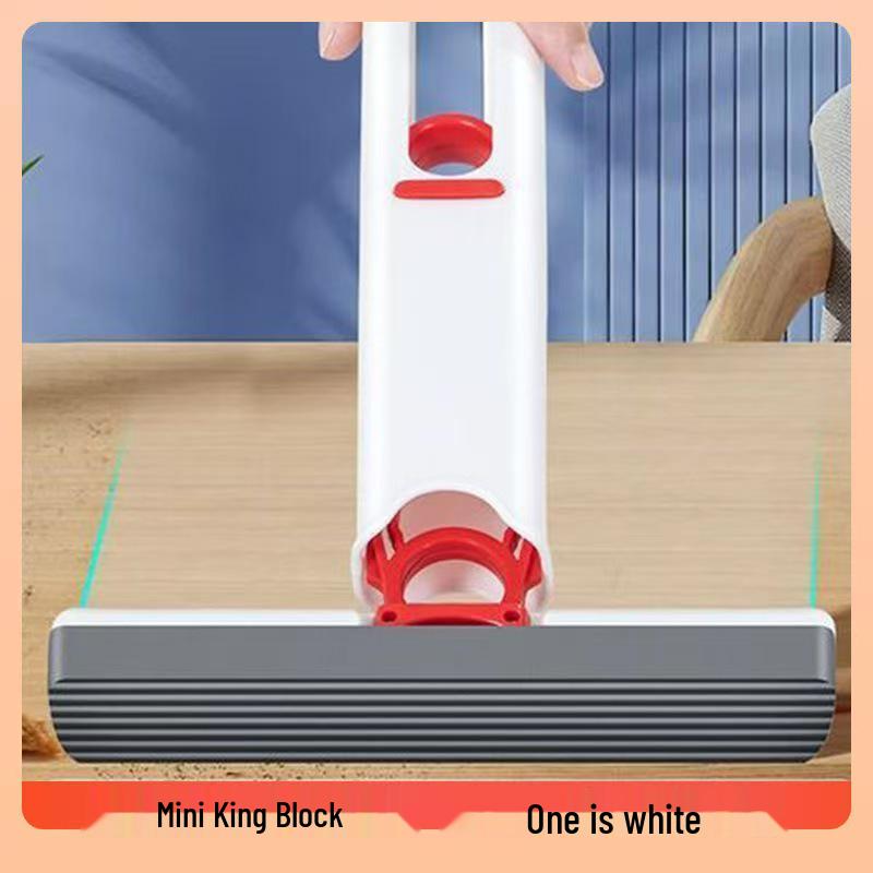 Portable Mini Mop and Squeegee for Glass, Car, and Household Surfaces