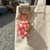 Beaded Grape Keychain Pendant Zinc Zinc Alloy Bag Charm Cute Fruit Keyring Commute