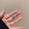 Серьги-гвоздики из серебра S925, полный бриллиант, четыре крапана, женские, нишевые, с индивидуальностью, премиальное ощущение, уши