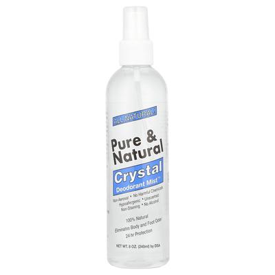Тайский дезодорант Stone, чистый и натуральный, Crystal Deodorant Mist™, без запаха, 8 унций (240 мл)