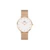 Daniel Wellington [Official Shop/2-Year Warranty/Authentic Import] DW Petite Melrose 36mm Watch for Men and Women, Stylish Mesh Watch, Popular Rose Go