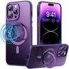 Магнитная подставка 360° для чехла iPhone 15 14 13 12 Pro Max, поддержка MagSafe, защита от падения военного уровня с поворотным магнитным кольцом