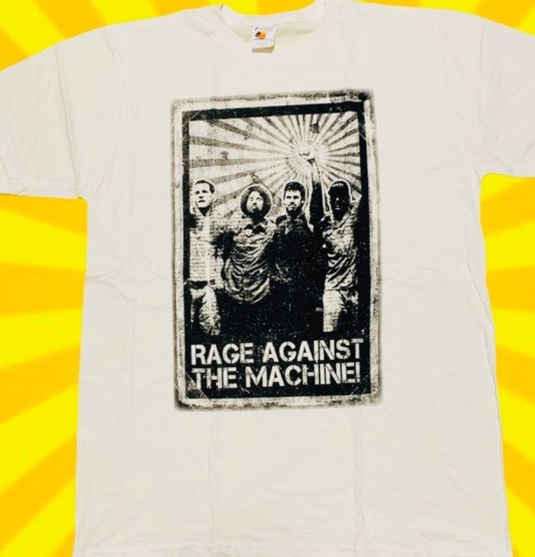 Графическая футболка Rage against the machine