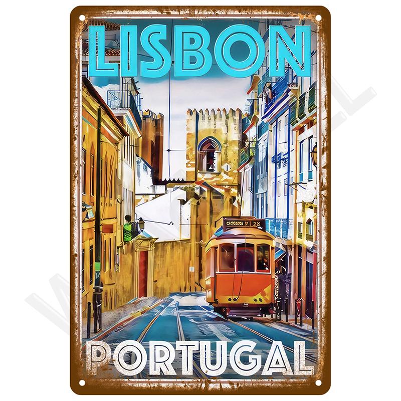 Retro Tin Sign Vintage Metal Signs Plates Posters House Interior Bathroom Wall Art Mural Aesthetic Room Home Decor Decorations