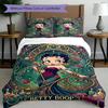 3pcs Duvet Cover Set (1*Duvet Cover + 2*Pillowcase, Without Core), Betty Boop Print Bedding Set, Bedroom Decor, All‑Season, Birthday Gift