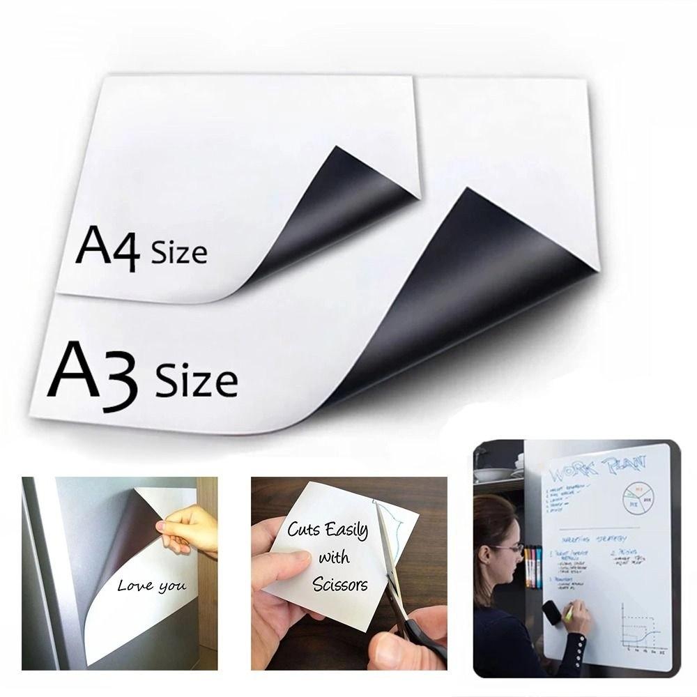Writing Drawing Graffiti Doodle A3A4A5 Soft Magnetic Whiteboard  Household