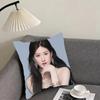 Чехол для подушки с Чжао Лусы, двусторонний, плюшевый – Для автомобиля, дивана, спальни, идеальный подарок.