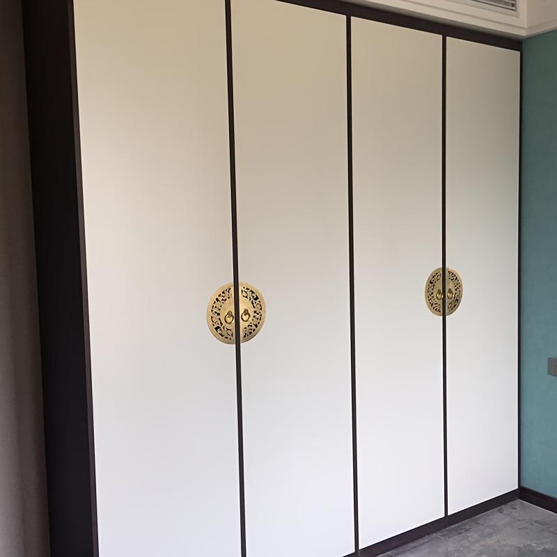 1 пара винтажных латунных ручек-защелок - ручки для шкафов для придания элегантности дверям