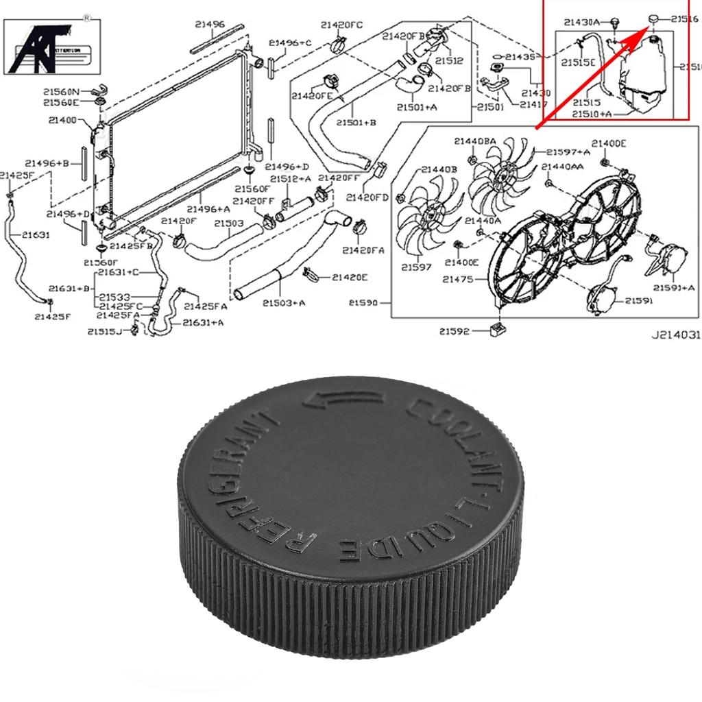 Автомобильные аксессуары, крышка бачка для перелива охлаждающей жидкости 21712-79900 для Nissan Murano Rogue 370z Infiniti, крышка топливного бака радиатора двигателя
