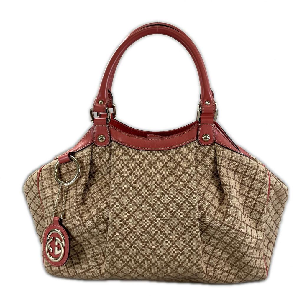 GUCCI Diamante 211944 Handbag pink Women used