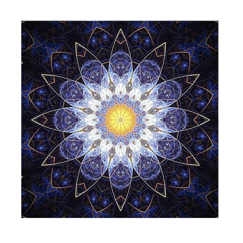 5D алмазная живопись полный алмаз животных круглый алмаз мозаика узор Мандала цветок Diy вышивка крестиком украшение дома ручная работа