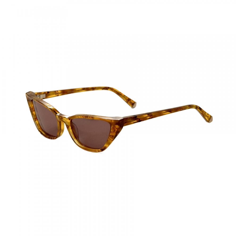 Kate Young Women S 54mm Brown SunglaSSeS Amber tortoiSe