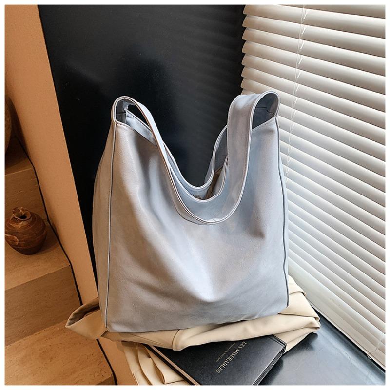 Вместительная женская новая модная и простая портативная наплечная сумка под мышкой, для поездок на работу, универсальная сумка-тоут