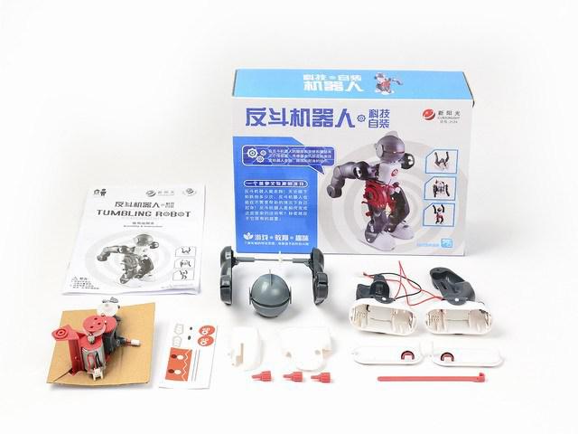 14 In 1 Diy Science Experimental Robot Tumbling Robot Assembly Toy Educational DIY Robotics Kits DIY Electronic Robot
