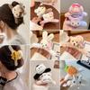 Women's Plush Hair Clip - Cute Winter Cartoon Shark & Bear Claw Design