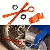 Motorcycle CNC Universal Tire Tool Rod Spoon Axle Wrench Tire Removal and Replacement Tool for KTM 50cc-1290cc Motorcycles