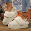 2024 Новые теплые ботинки женские зимние туфли на плоской подошве короткие плюшевые меховые ботильоны повседневная обувь спортивные замшевые мотоциклетные ботинки