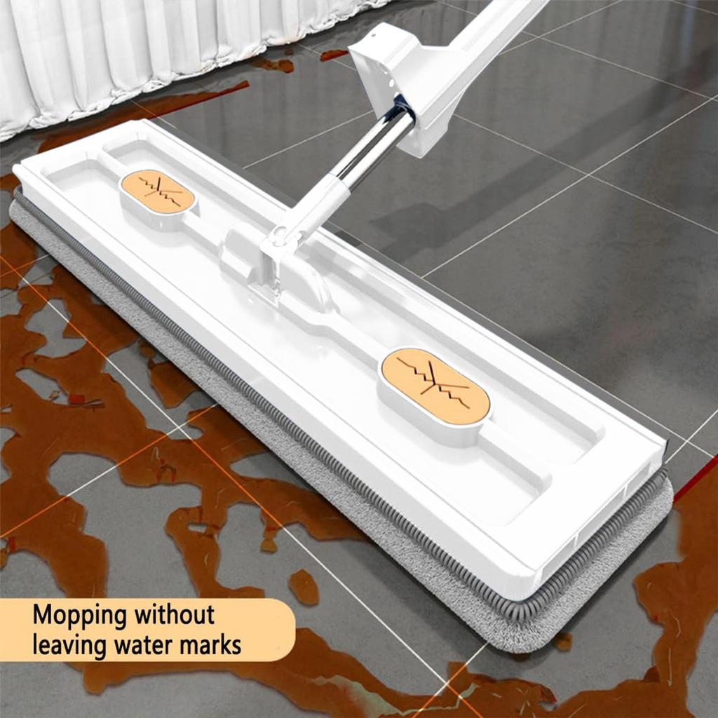 Плоская швабра, набор швабры для пола с поворотом на 360°, плоская швабра с многоразовыми подушечками из микрофибры, набор швабры для пола для ламината