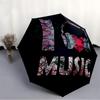 1pc Music Love Automatic Open/Close Umbrella Compact Folding Umbrella, All-Season Portable Umbrella for Women/Men106
