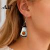 Witch Hat Earrings Cute Ghost Earrings, with Pumpkin Wizard Decor, Durable Chain Buckle Halloween Drop Lightweight Acrylic Pendant