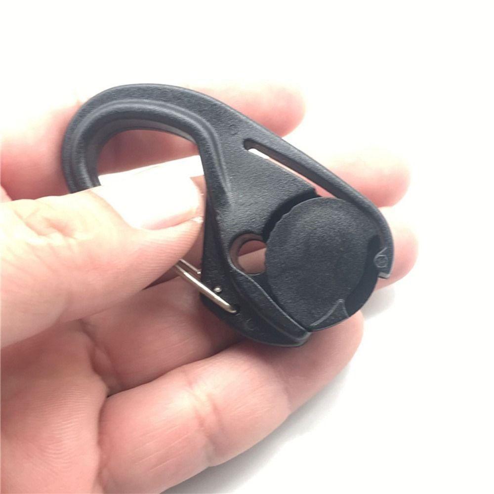 1/2/5pcs Black Cast Hooks Without Knotting Hanging Rope Hook Bundling Buckles  Outdoor Tools