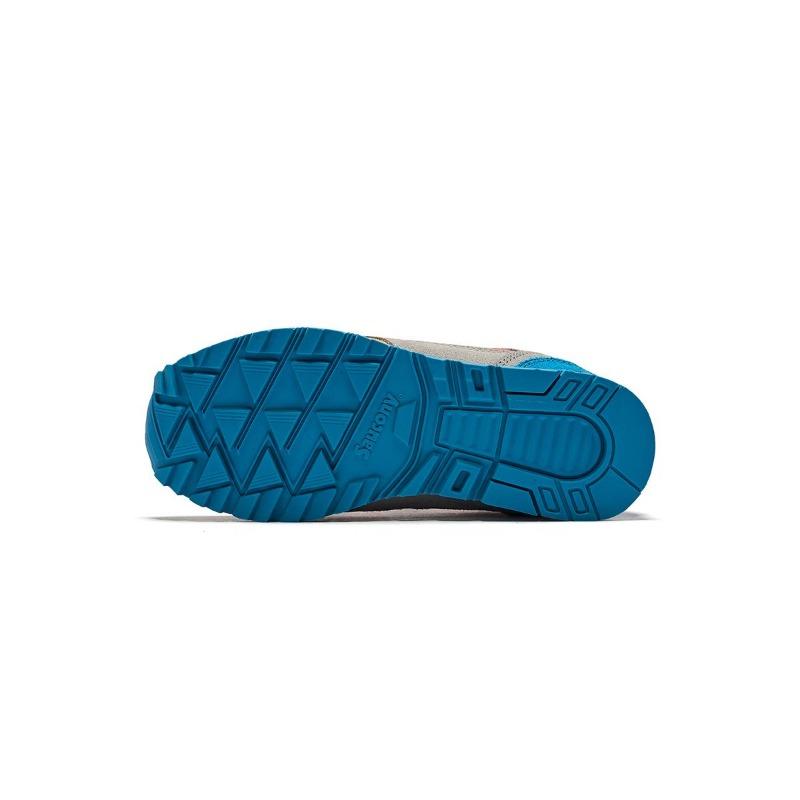 Saucony SHADOW 6000 kids low-top casual shoes grey orange SK267884