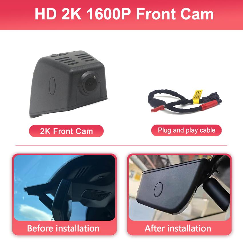Car Video Recorder Night Vision UHD 4K 2160P DVR Dash Cam for Ford Explorer Maverick Expedition Escape Kuga U502 U625 U553 P758