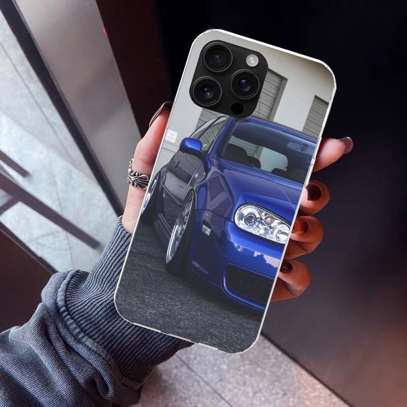Крутой чехол для телефона автомобиля MK4 MK5 Golf Для iPhone 17 Air 16 15 Pro Max 14 Plus 13 Mini 12 11 Чехол 7 8 SE Силиконовый корпус Печать Fundas