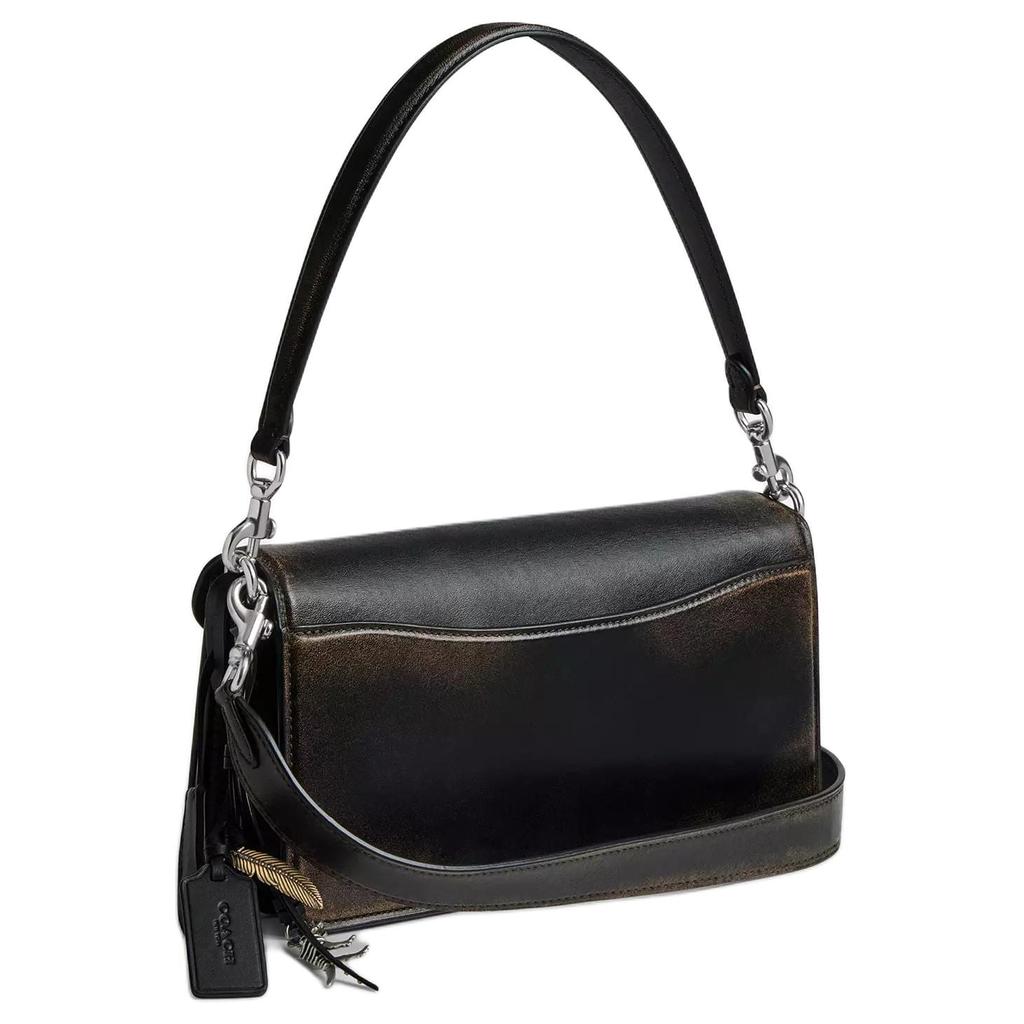 Coach Коричневая коровья кожа с тигровым окрасом Сумка через плечо Средняя Женская Светло-чайный коричневый CBH35-LHPMZ