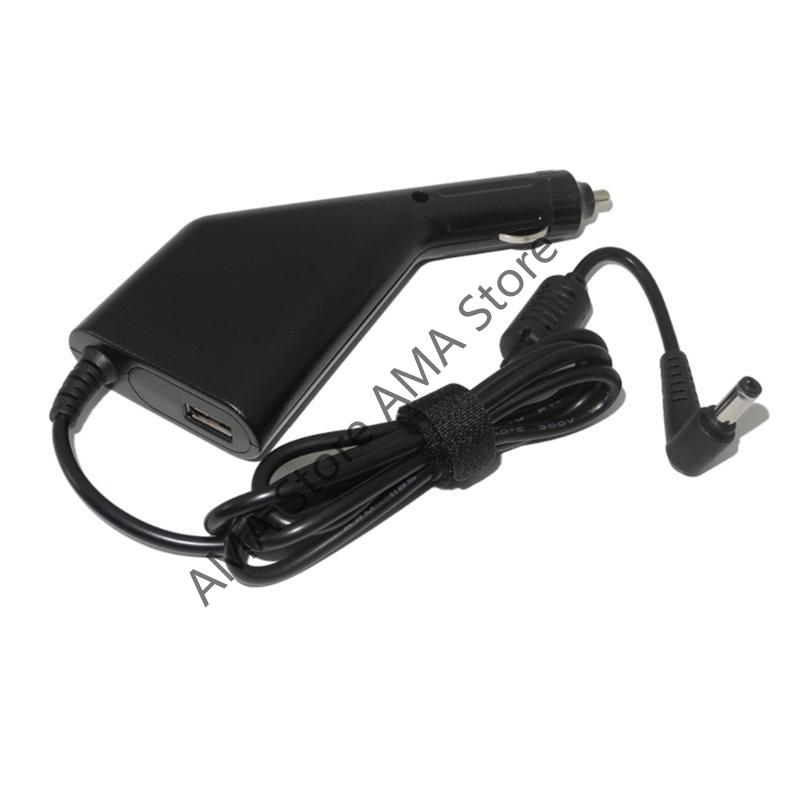 Автомобильное зарядное устройство 19В 4.74А 90Вт Универсальное зарядное устройство-адаптер питания для ноутбуков Lenovo Asus Acer Dell HP Samsung Toshiba с 10 разъемами