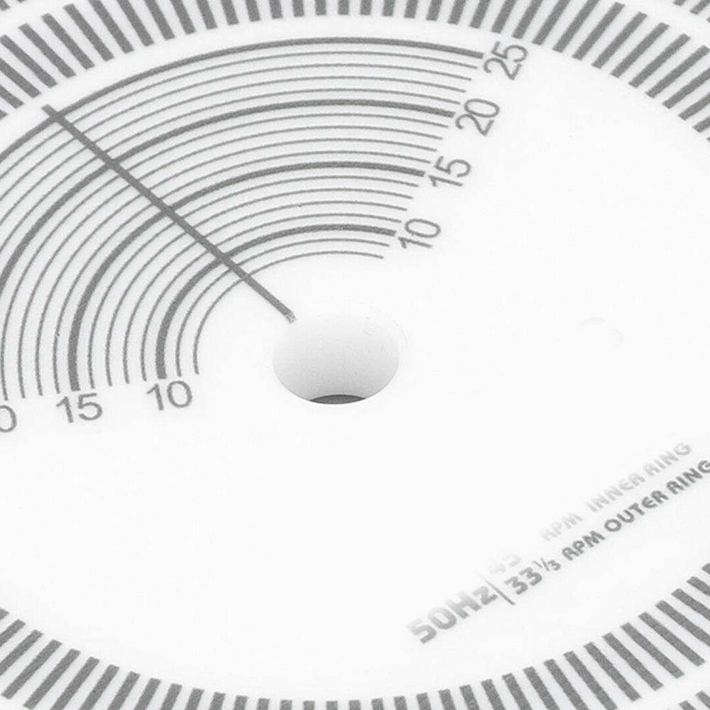33RPM Compatible Stroboscope Mat Acrylic Calibration Tachometer Phono Accessory For Turntable