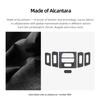 For BMW E92 E90 E93 Dashboard Panel Air Vent Outlet Trim Frame Made of Alcantara Stickers Car Interior Styling Auto Accessories