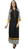 Bimba Women Rayon Custom Long Black Kurta Designer Straight Kurti- 10