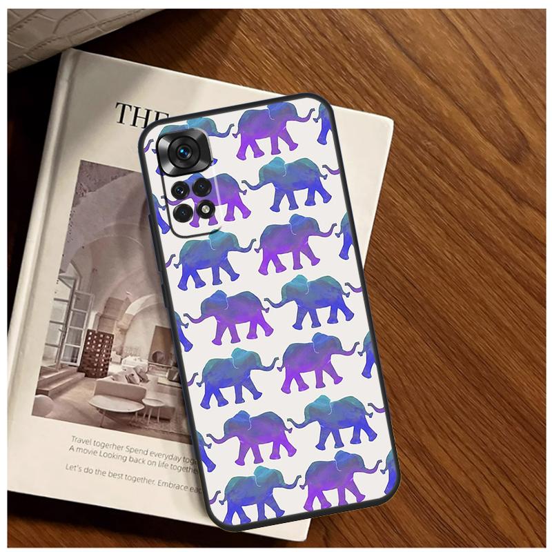 Baby Elephant Case For Xiaomi Redmi Note 13 9 10 11 12 14 15 Pro Plus Cover For Redmi 15 C 12C 13C 14C 10C