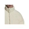 Adidas Originals Trefoil Solid Color Logo Embroidery Single-Breasted Down Jacket Men Outerwear Off-White HL9201
