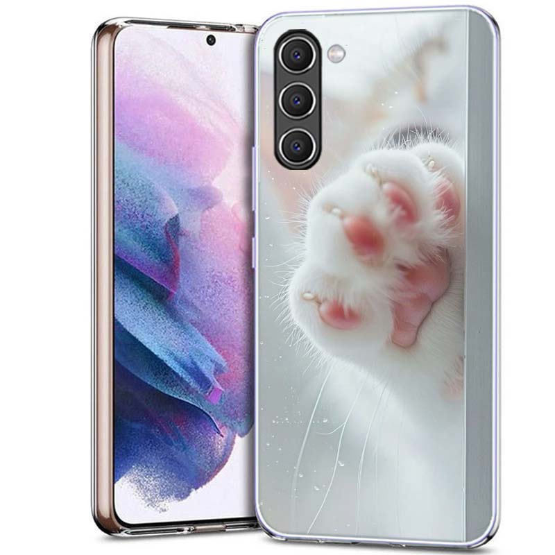 Розовый чехол для телефона с кошкой для Samsung A54 A14 A24 A34 A17 A37 A57 A55 A35 A25 A15 A13 A23 A33 A53 A07 A05S A04S A03 A73 Galaxy Нет